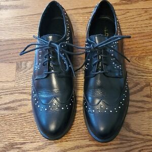 Aldo Black Studded Women's Loafers